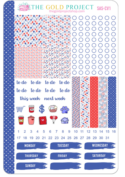 Stars and Stripes Weekly Kit