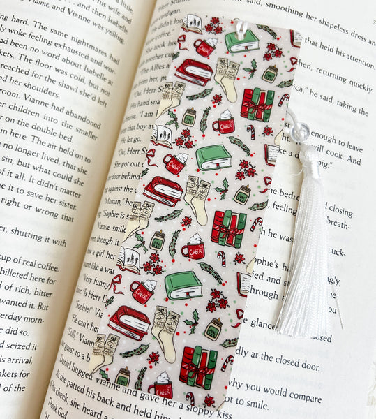 Bookish Christmas Bookmark