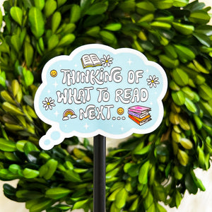 What to Read Next Weatherproof Sticker