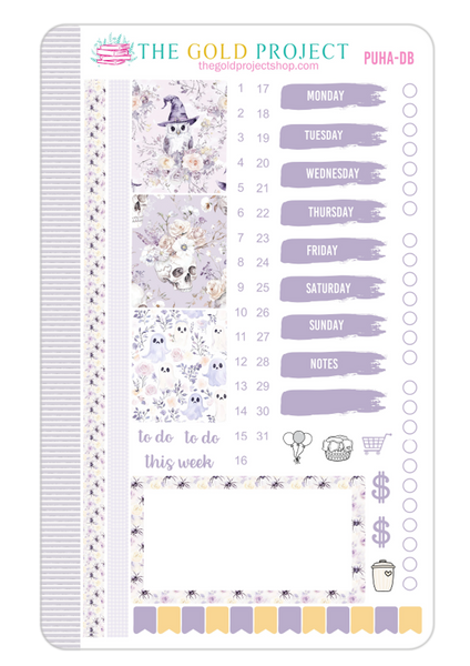 Purple Halloween Weekly Kit