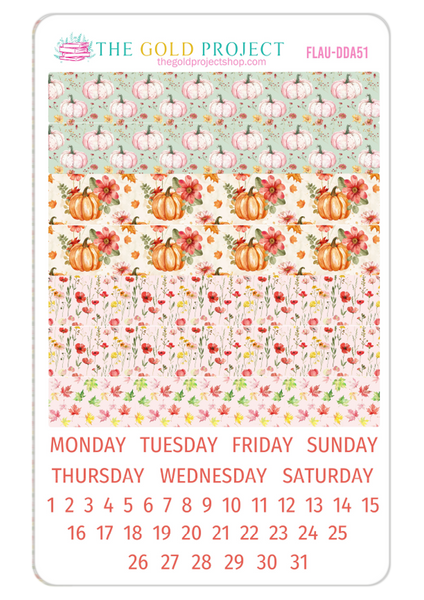 Floral Autumn Weekly Kit