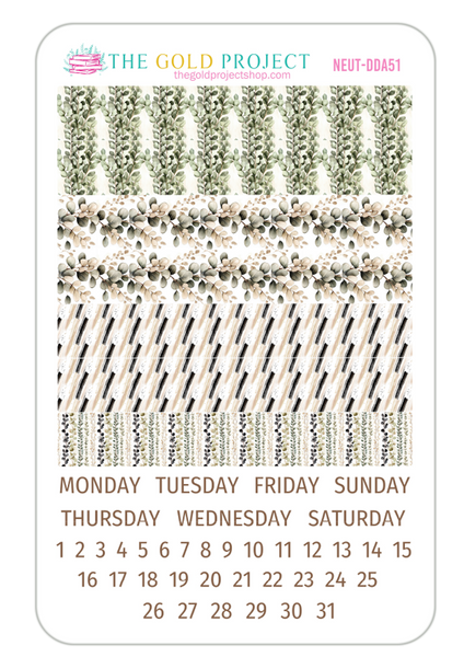 Neutral Planner Weekly Kit