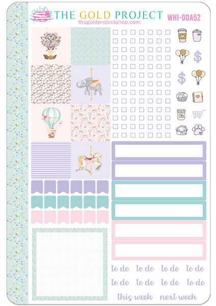 Whimsical Carousel Weekly Kit