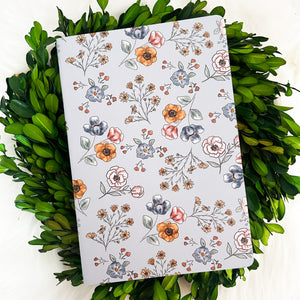 Fall Floral A5 Lined Journal