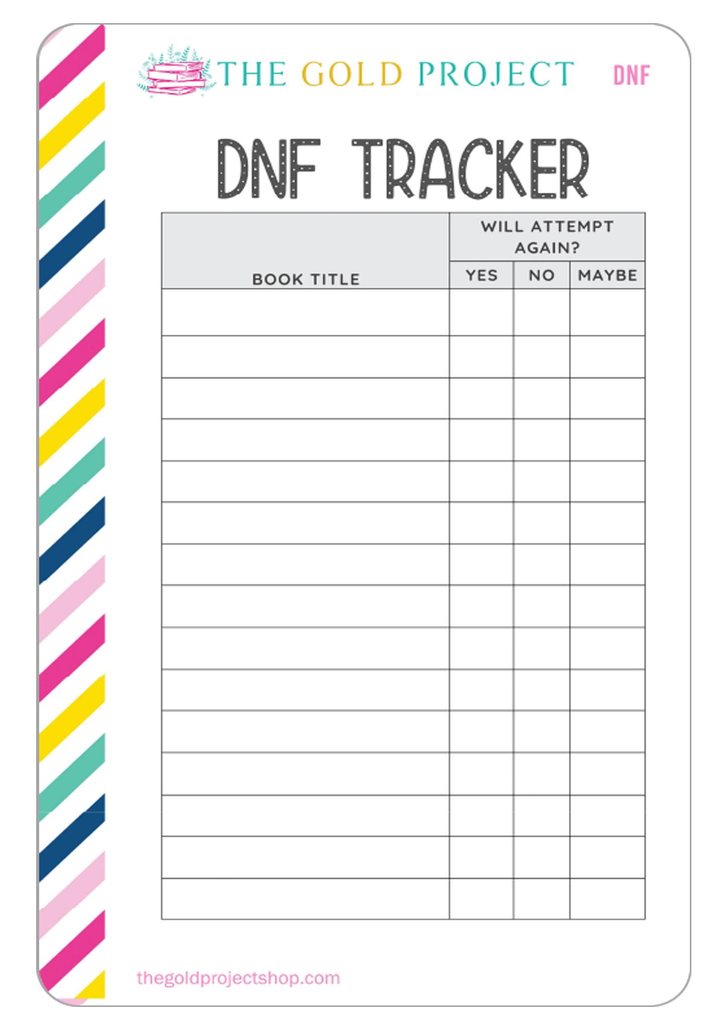 DNF Tracker