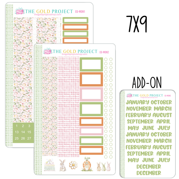 Easter Gingham Monthly Kit