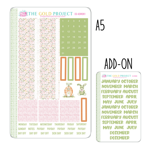 Easter Gingham Monthly Kit