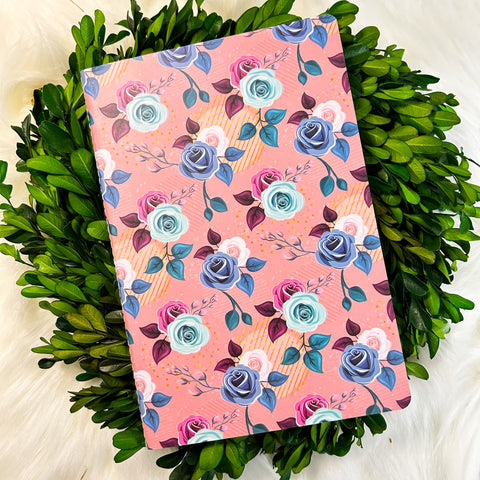 Pink Floral A5 Lined Journal