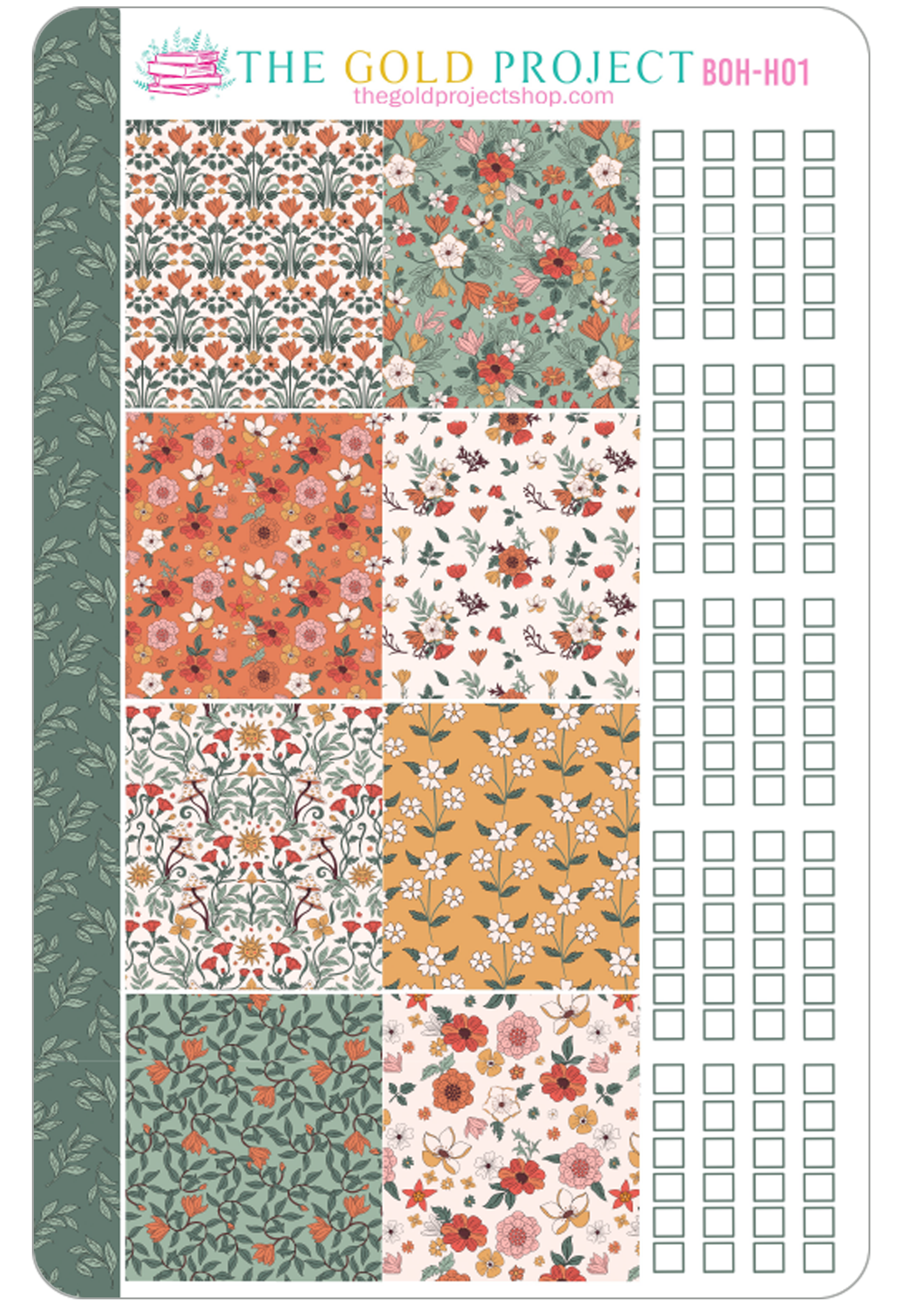 Boho Floral Weekly Kit