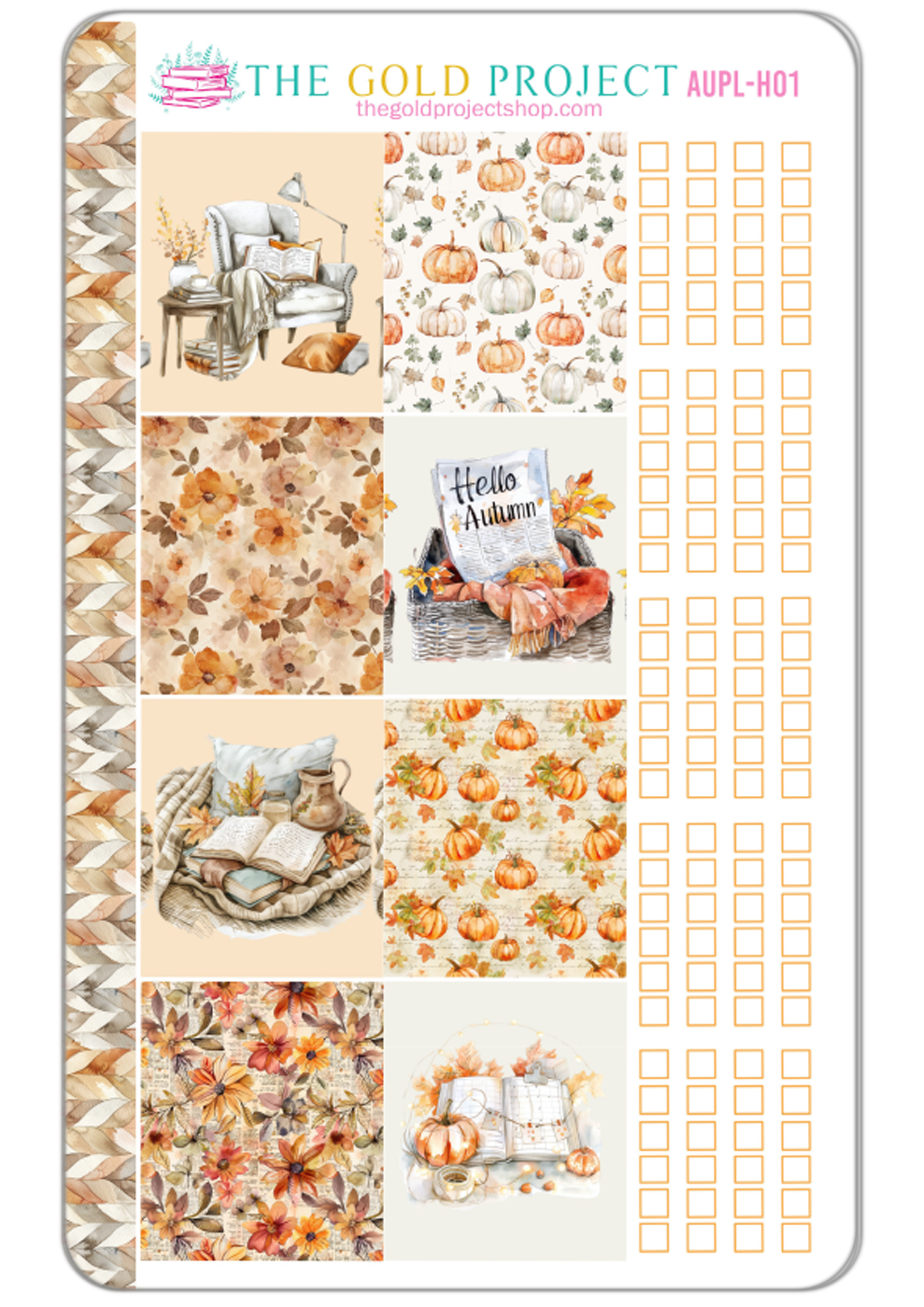 Autumn Planner Weekly Kit