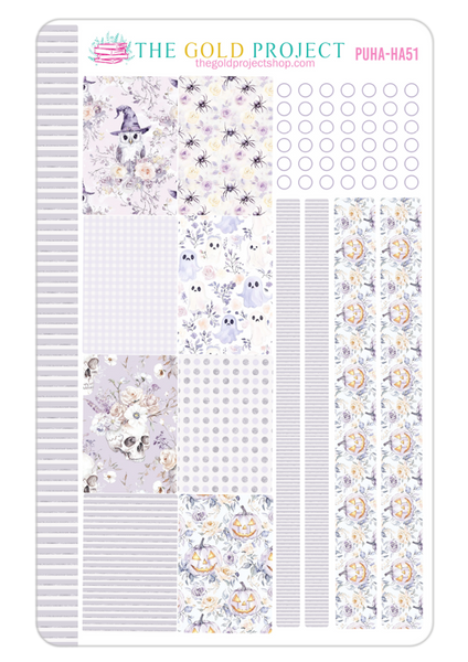 Purple Halloween Weekly Kit