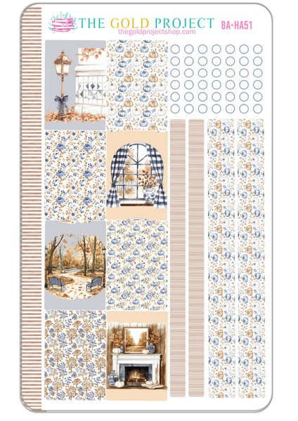 Blue Autumn Weekly Kit