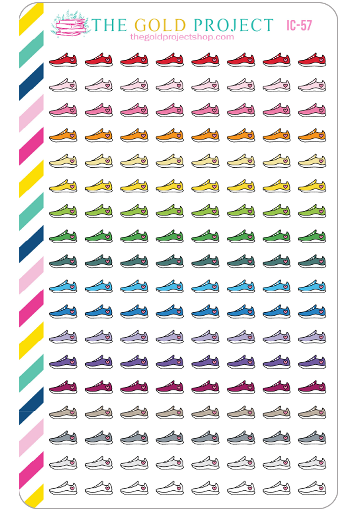 Running Shoes or Track Icons