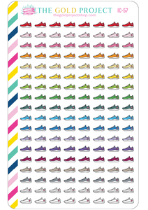 Running Shoes or Track Icons