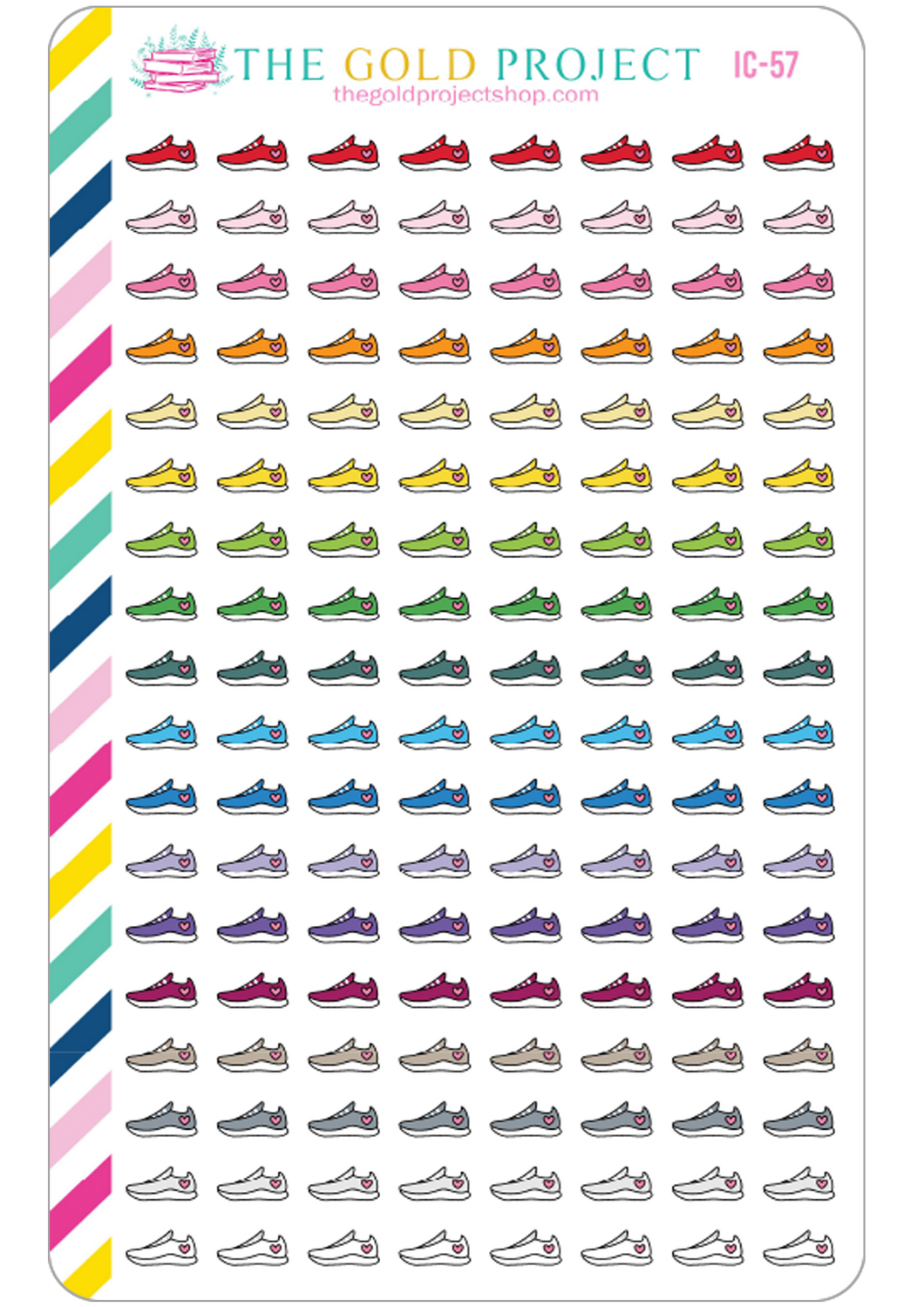 Running Shoes or Track Icons