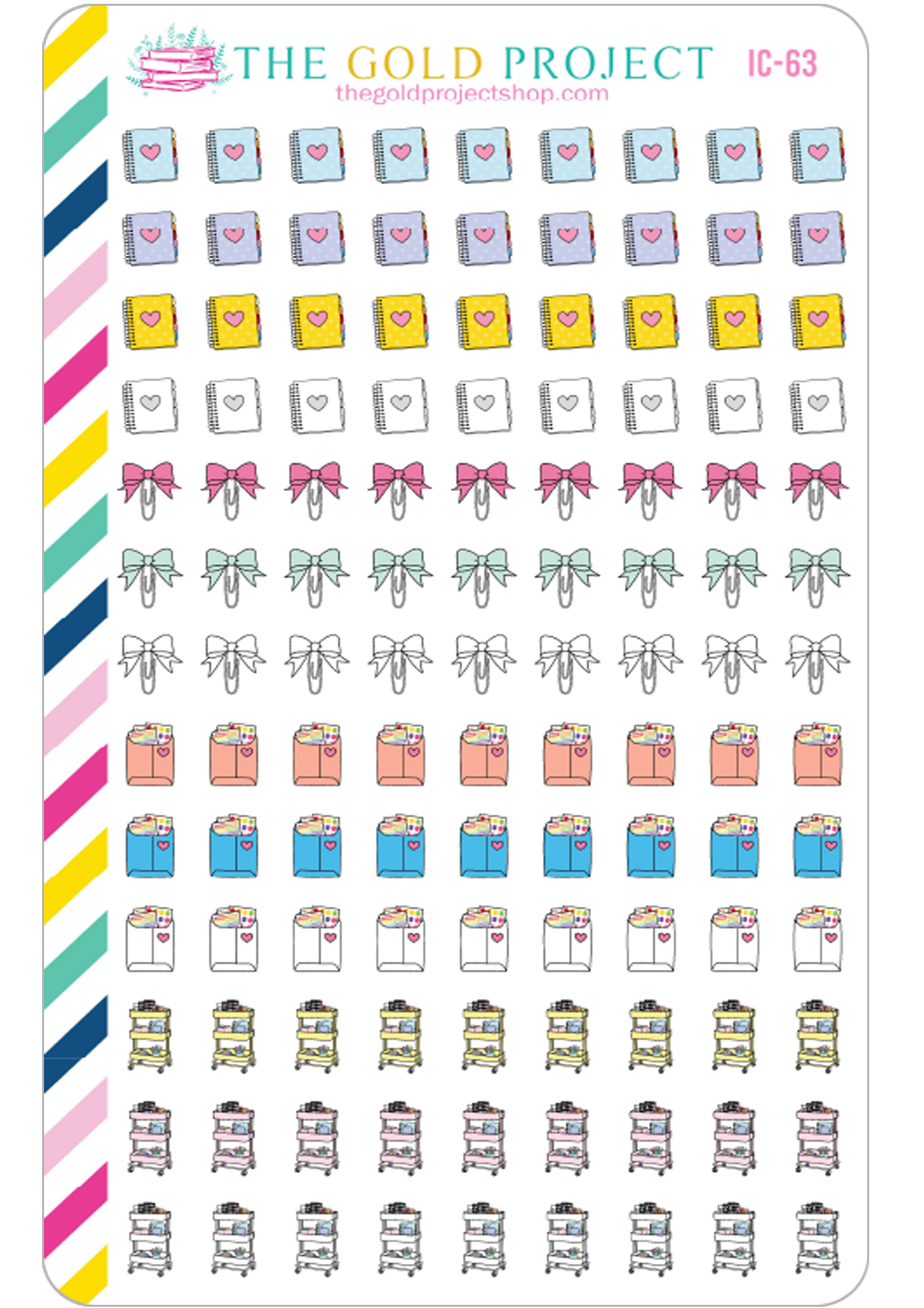 Planner Accessories Icons