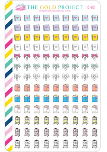 Planner Accessories Icons