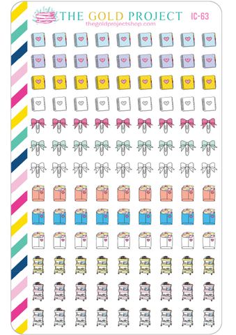 Planner Accessories Icons