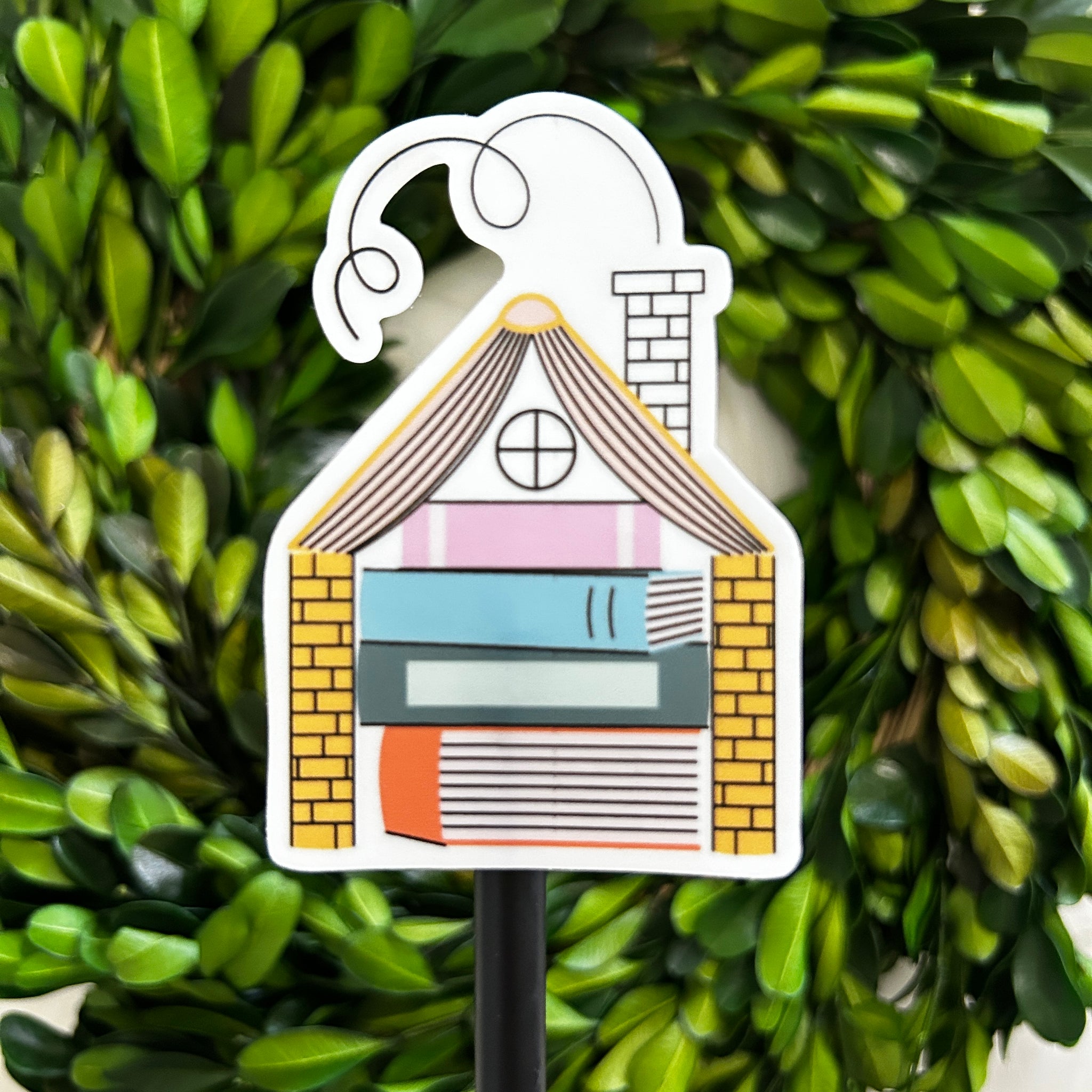 House of Books Weatherproof Sticker