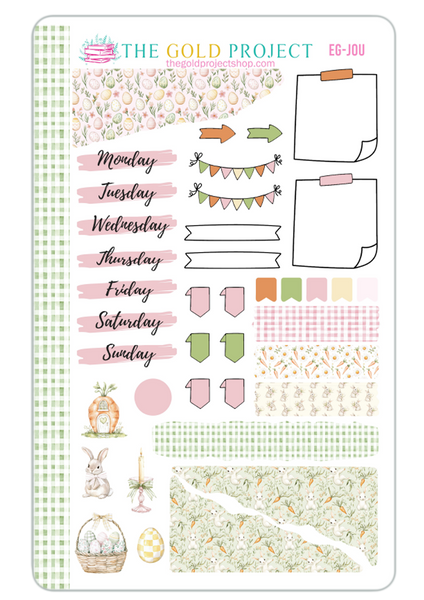 Easter Gingham Weekly Kit