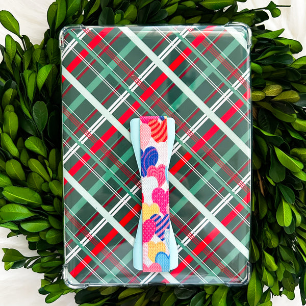 Christmas Plaid Kindle Insert Weatherproof Sticker