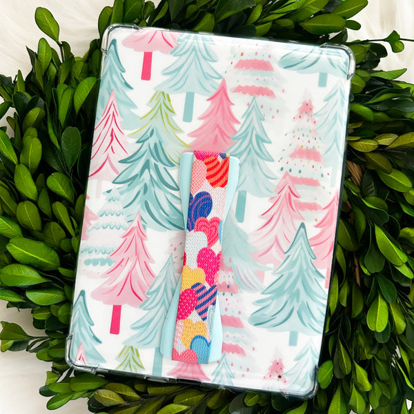 Pastel Christmas Tree Kindle Insert Weatherproof Sticker