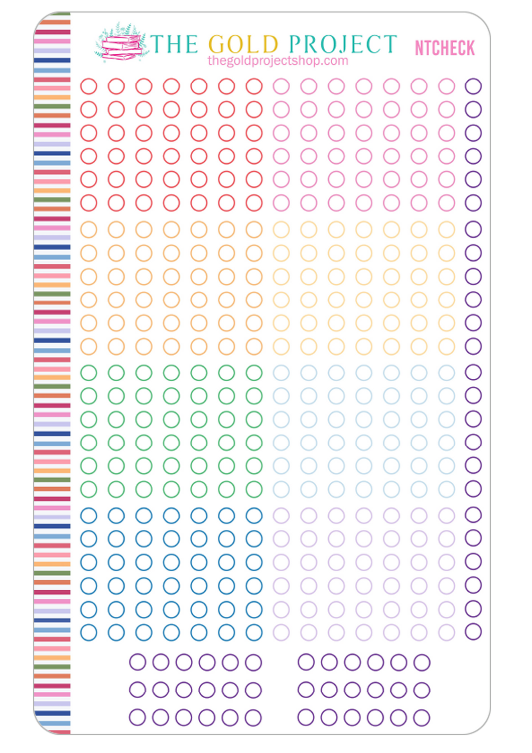 7x9 Lined Page Checklists