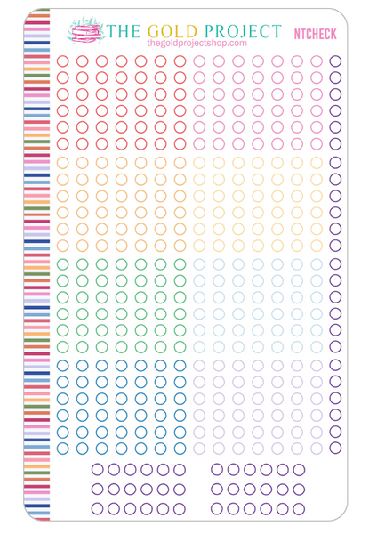 7x9 Lined Page Checklists