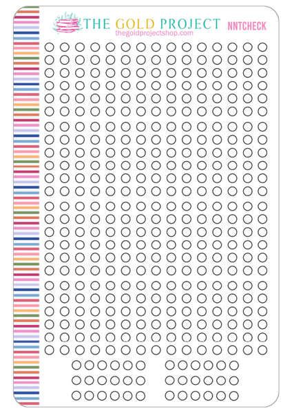Neutral 7x9 Lined Page Checklists