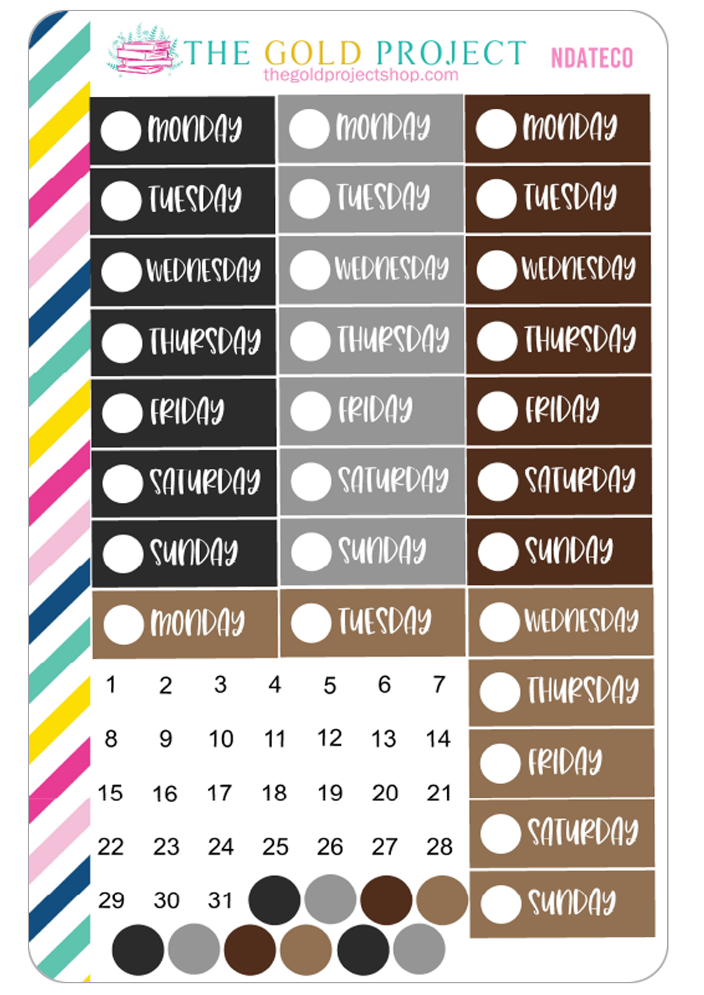 Copy of Date Covers - Neutral Colors