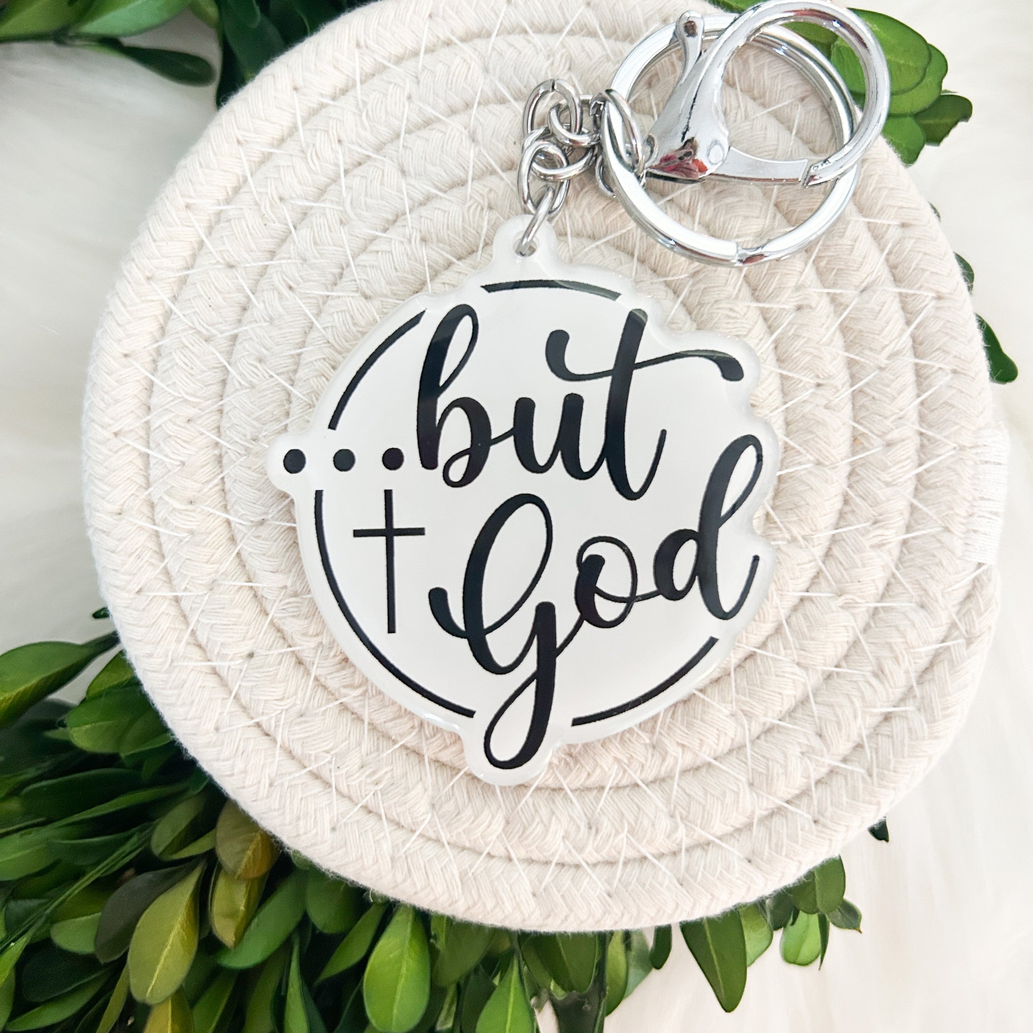 But God Keychain