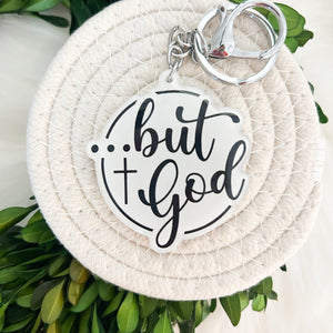 But God Keychain