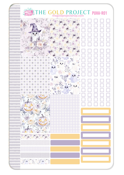 Purple Halloween Weekly Kit