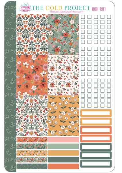 Boho Floral Weekly Kit