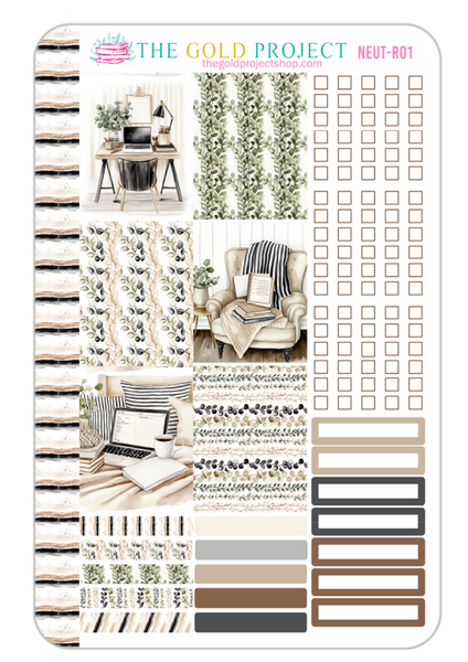 Neutral Planner Weekly Kit