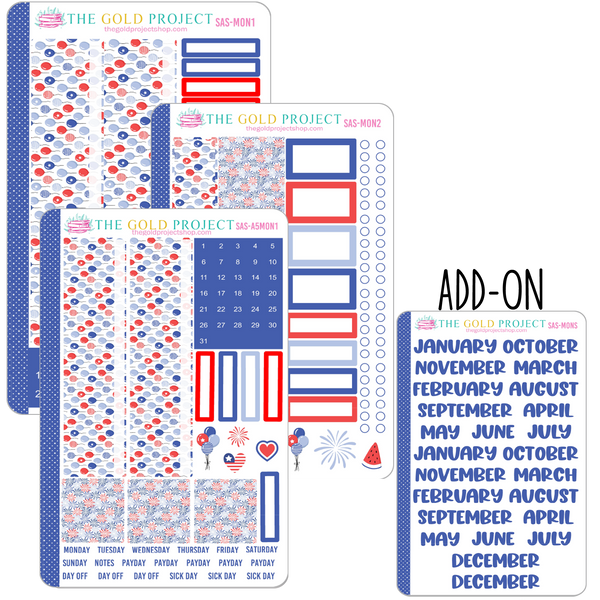 Stars and Stripes Monthly Kit