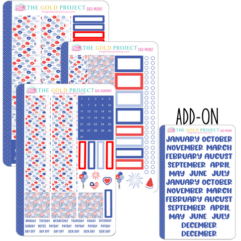 Stars and Stripes Monthly Kit