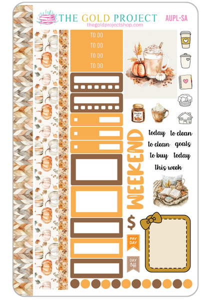Autumn Planner Weekly Kit