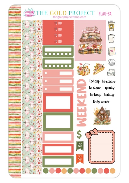 Floral Autumn Weekly Kit