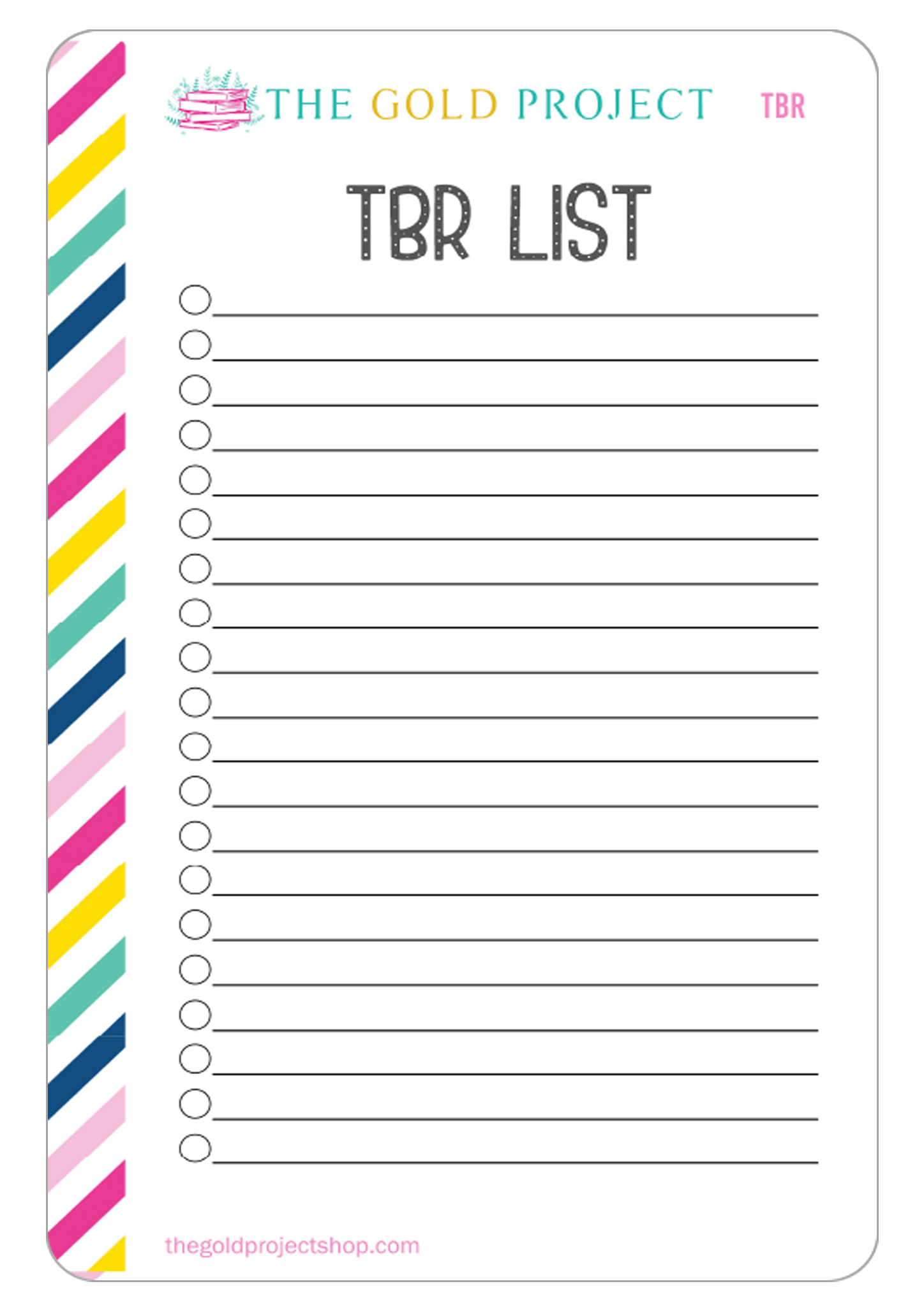 TBR Book List
