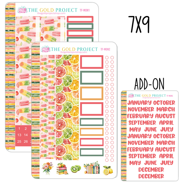 Tutti Frutti Erin Condren Monthly Kit