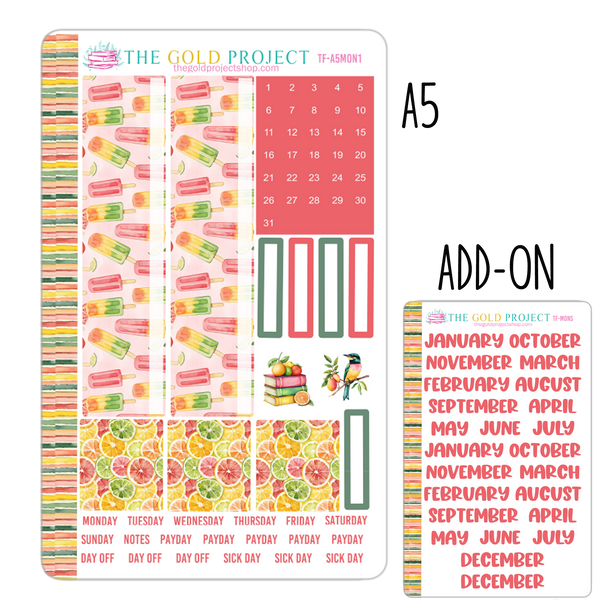 Tutti Frutti Erin Condren Monthly Kit