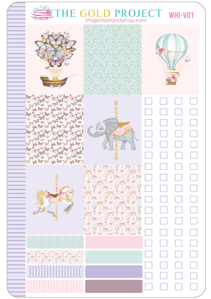 Whimsical Carousel Weekly Kit