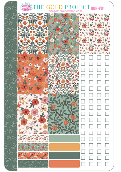 Boho Floral Weekly Kit