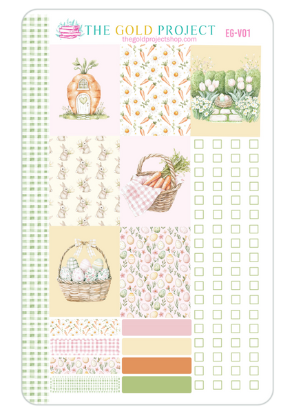 Easter Gingham Weekly Kit