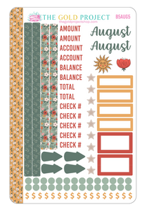August Bill Tracker 5 Stickers