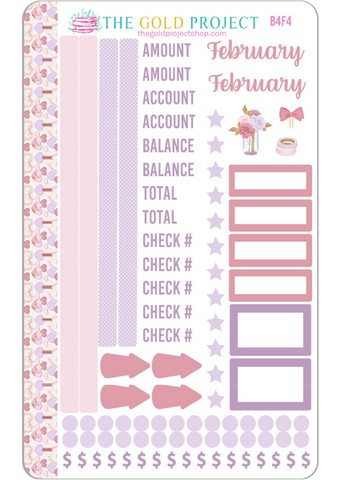 February Bill Tracker 4 Stickers