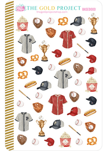 Baseball Doodles Deco