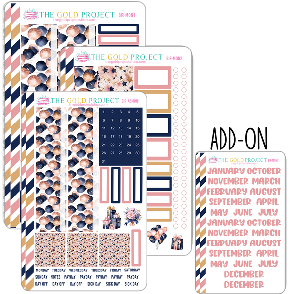 Birthday Monthly Kit