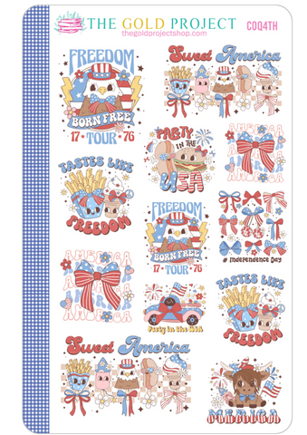 Coquette 4th of July Quote Deco